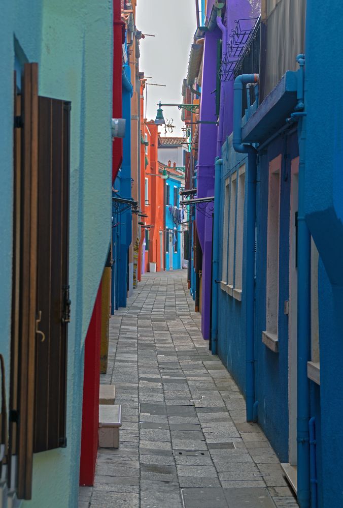 Häusergasse Burano