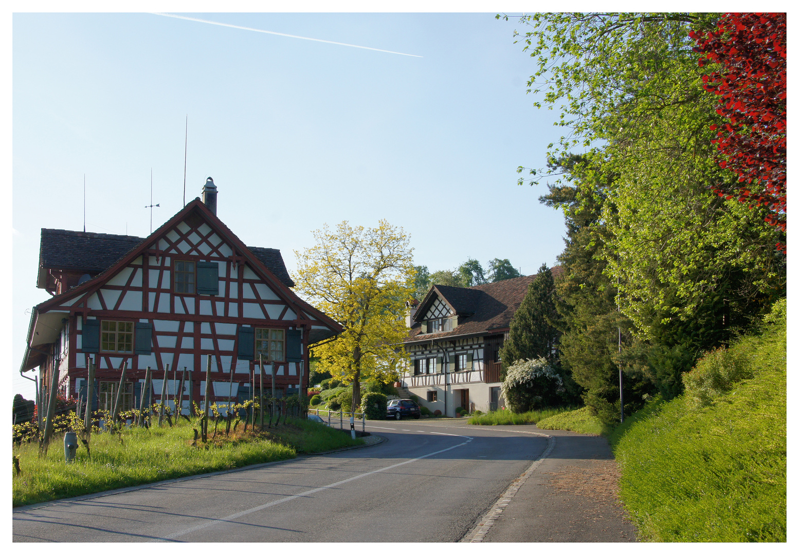 Häusergruppe im Bachtobel