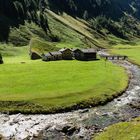 Häusergruppe im Val Madris...