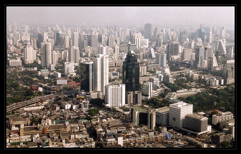 Häusermeer von Bangkok