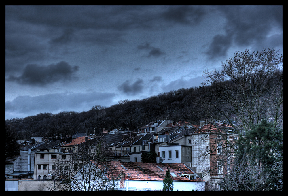 Häuserreihe am Lousberg