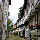 Häuserreihe in der Altstadt von Detmold