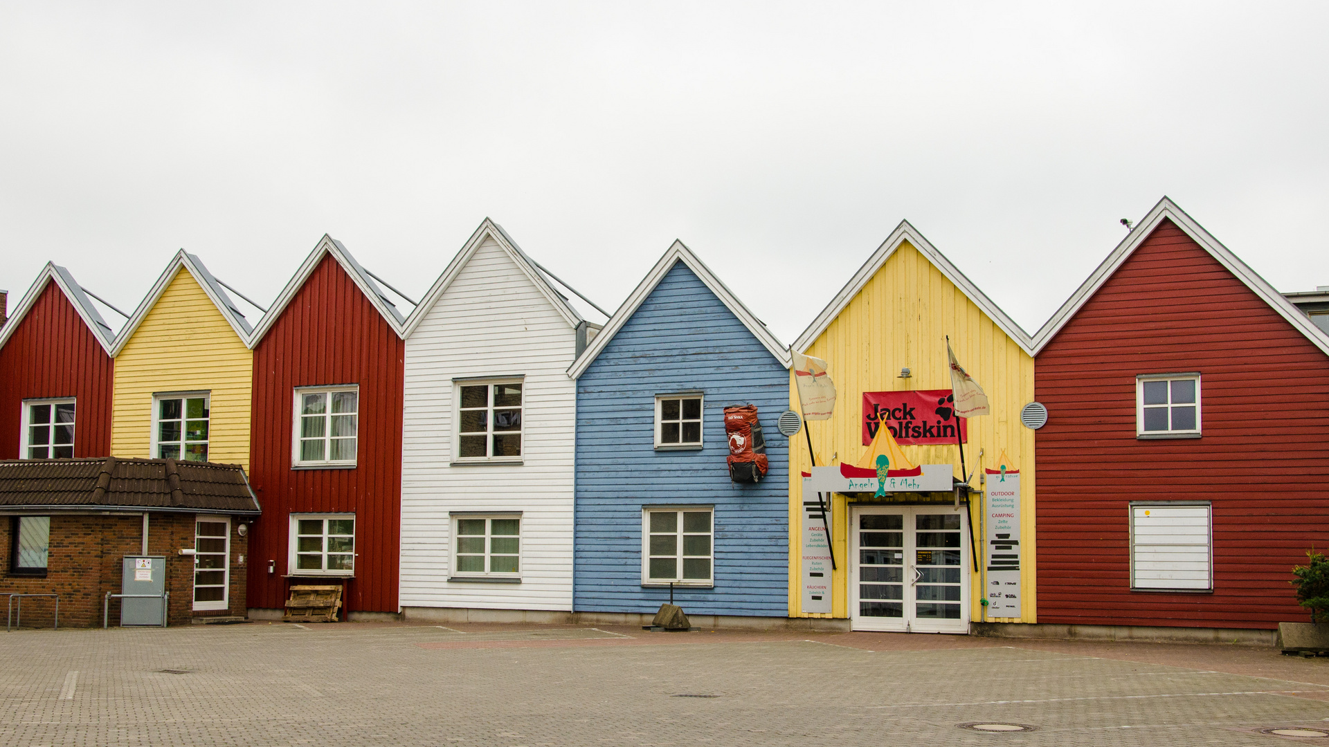 Häuserreihe in Eckernförde