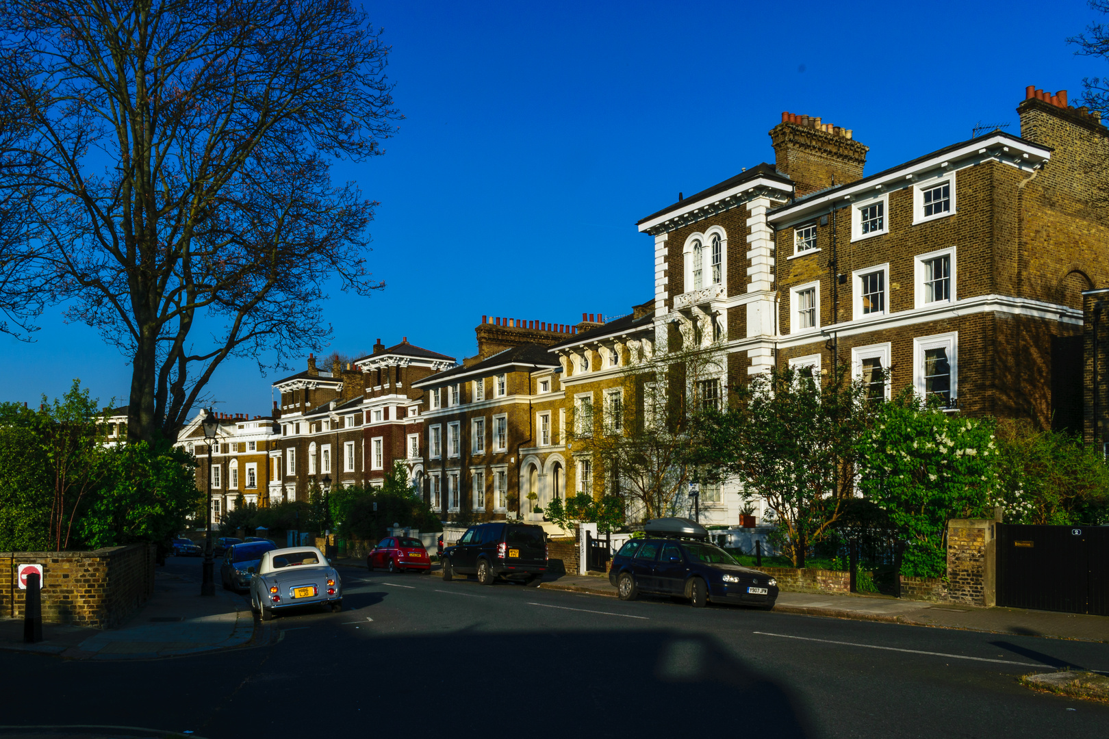 Häuserreihen im Norden Londons