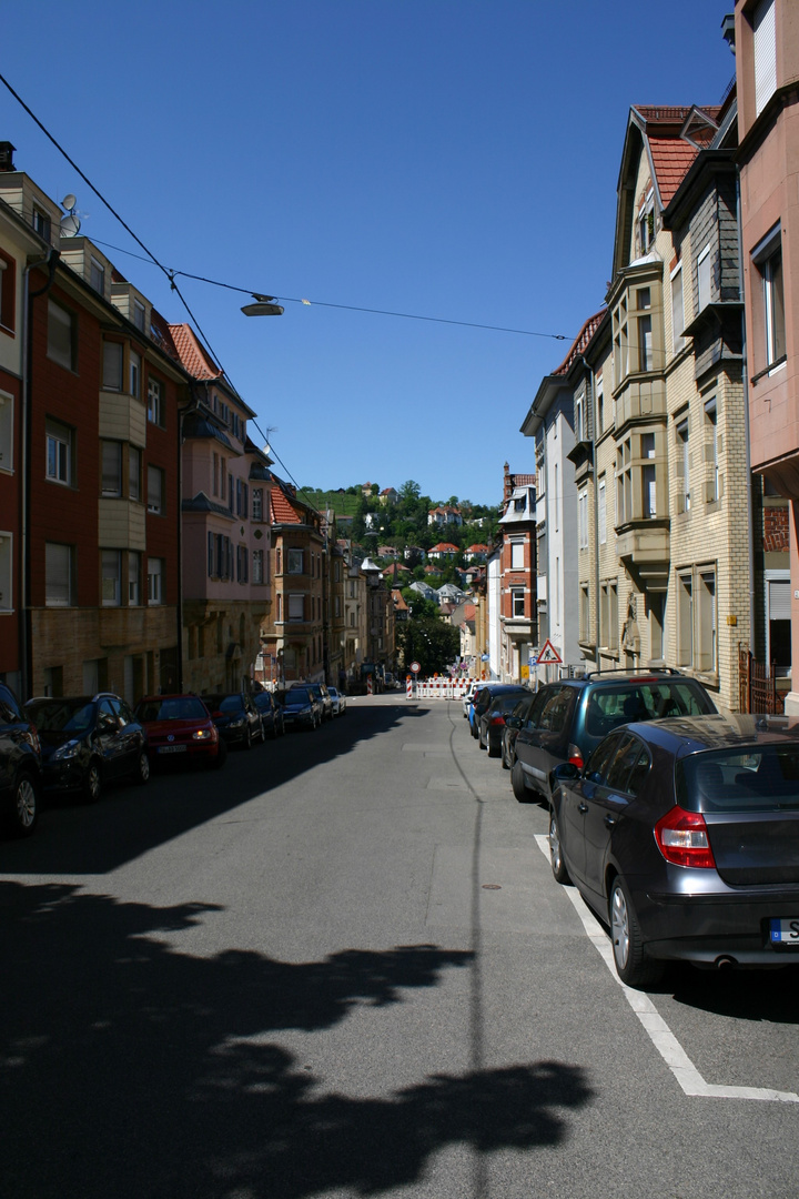 Häuserschlucht auf stuttgarter Art