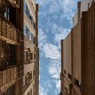 Häuserschlucht_Blick nach oben_Lenbachplatz_München_3