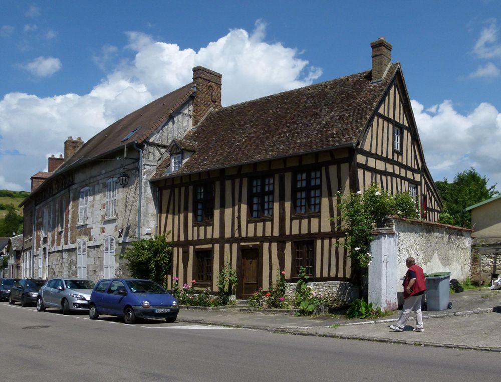 Häuserstil der Normandie