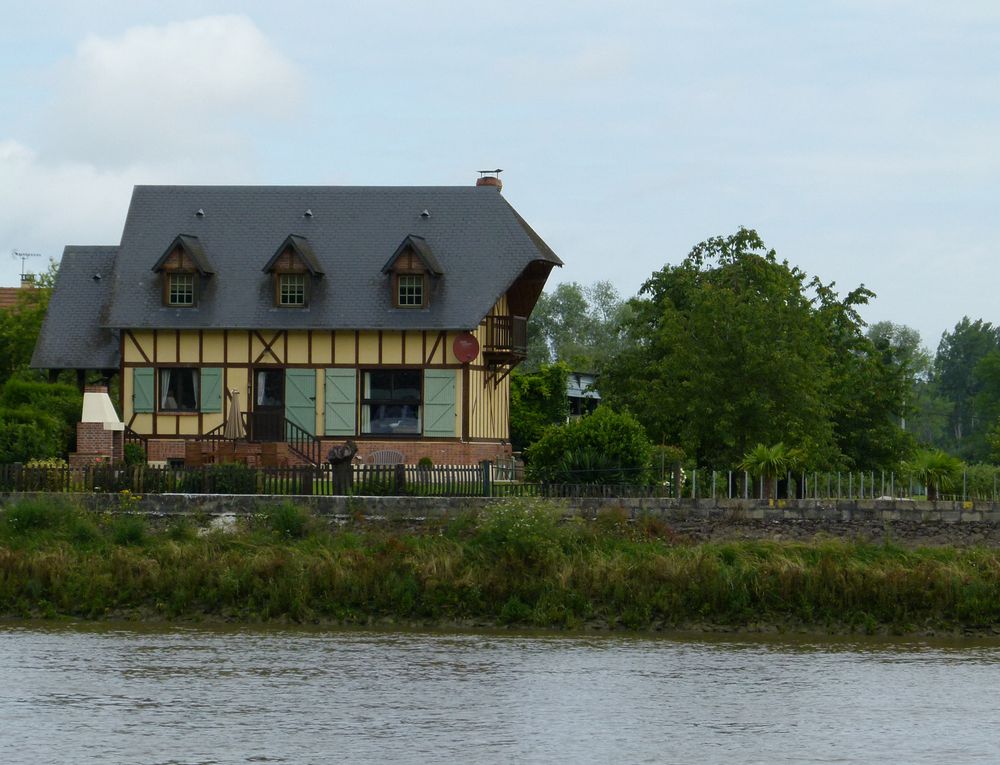 Häuserstil der Normandie