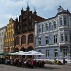 Häuserzeile am Alten Markt in Stralsund