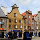 Häuserzeile am Marktplatz von Olsztyn ( Allenstein )