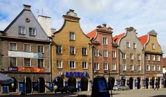 Häuserzeile am Marktplatz von Olsztyn ( Allenstein )