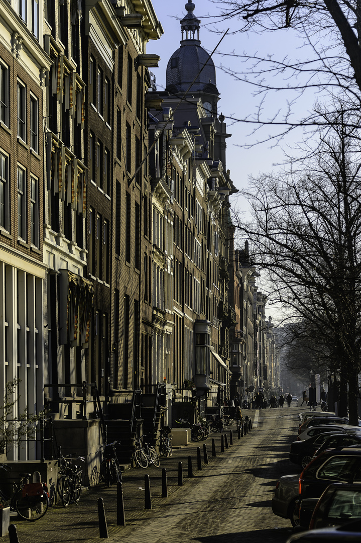 Häuserzeile an der Keizersgracht