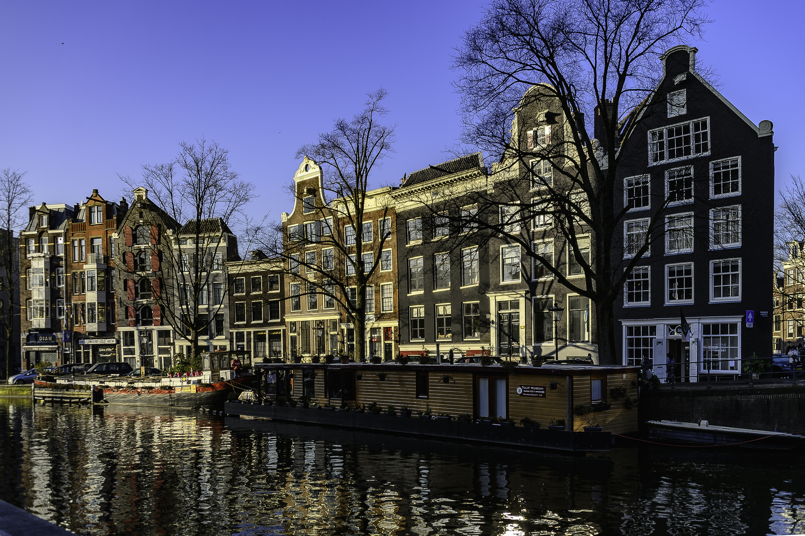 Häuserzeile an der Prinsengracht