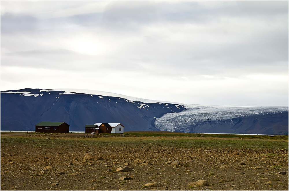Häusle am Gletscher Langjökull