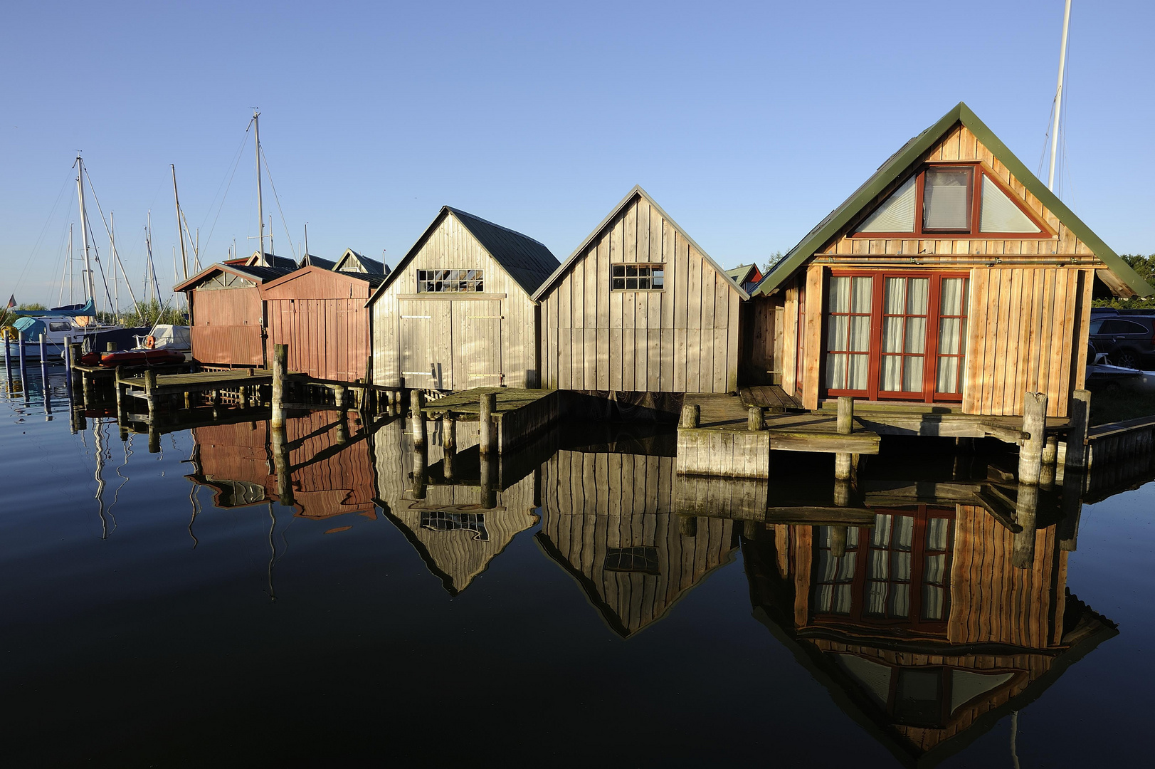 Hafen Althagen am Morgen