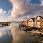 Hafen Althagen zum Sonnenaufgang