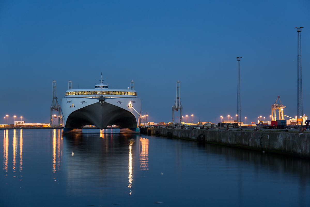 Hafen am Abend