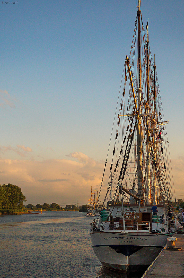 Hafen am Abend