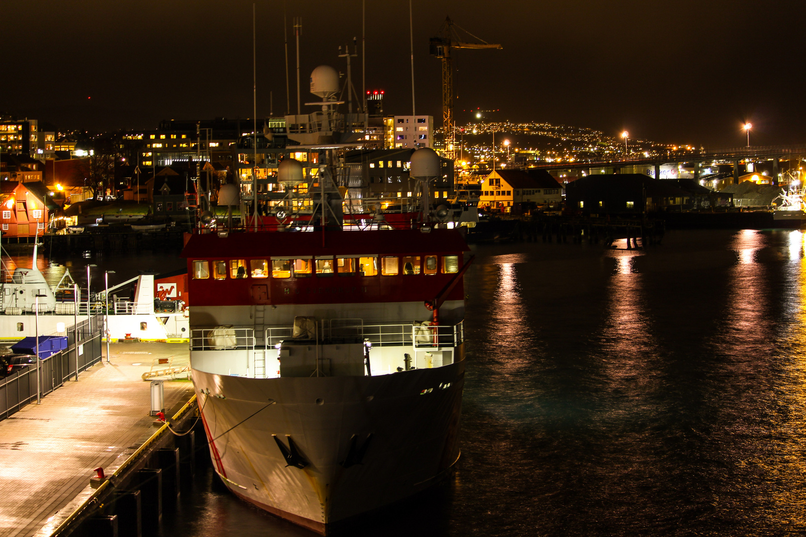 Hafen am Abend