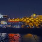 Hafen am Abend - Musical-Location auf Steinwerder