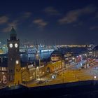 Hafen am Abend - St. Pauli Landungsbrücken