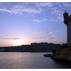 Hafen am Abend (Valetta)