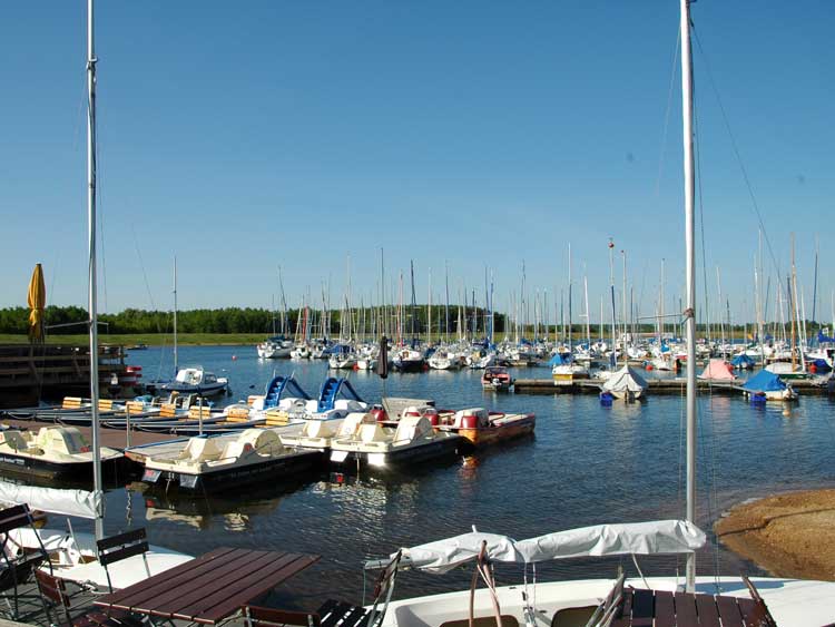 Hafen am Cospudener See Foto & Bild landschaft, bach, fluss & see