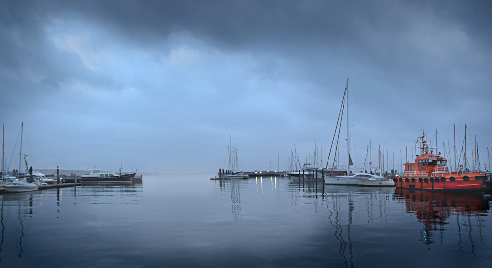 Hafen am Morgen