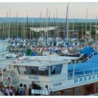 Hafen am Neusiedler see, hier kommen viele menschen um in burgenland den