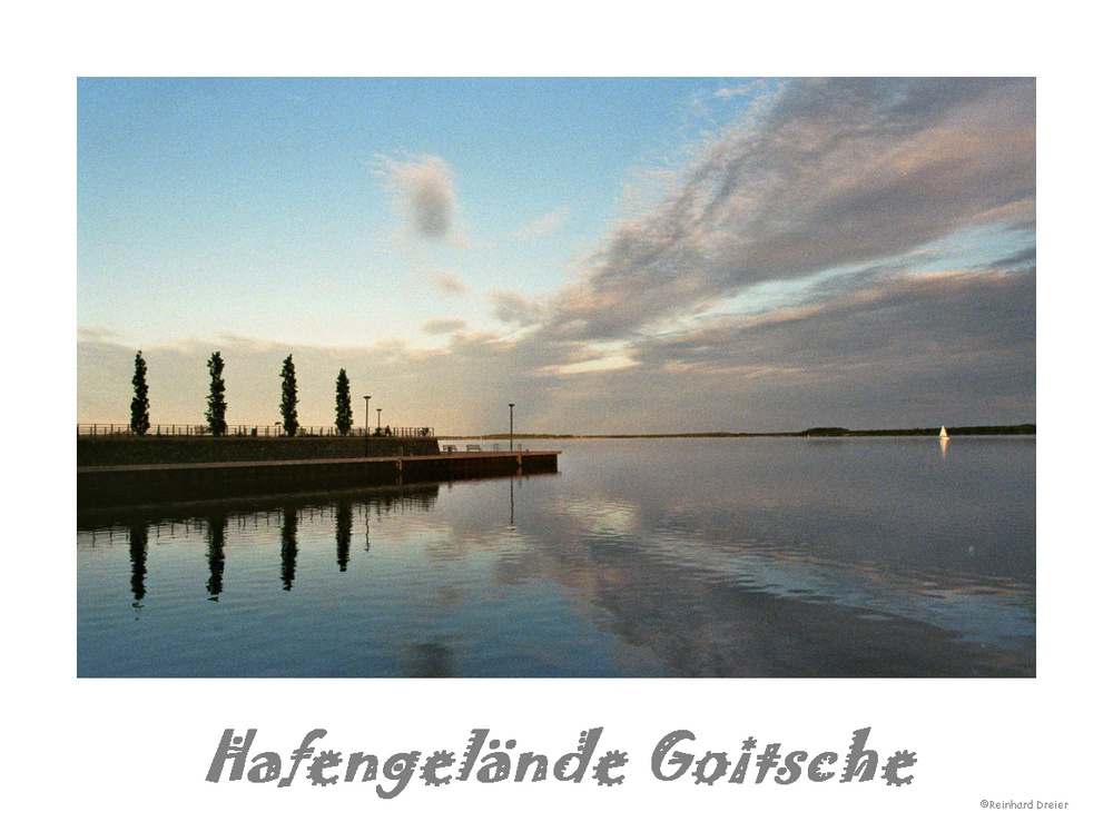 Hafen an der Gotsche in Bitterfeld :-D