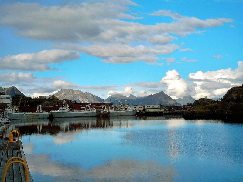 Hafen auf den Lofoten