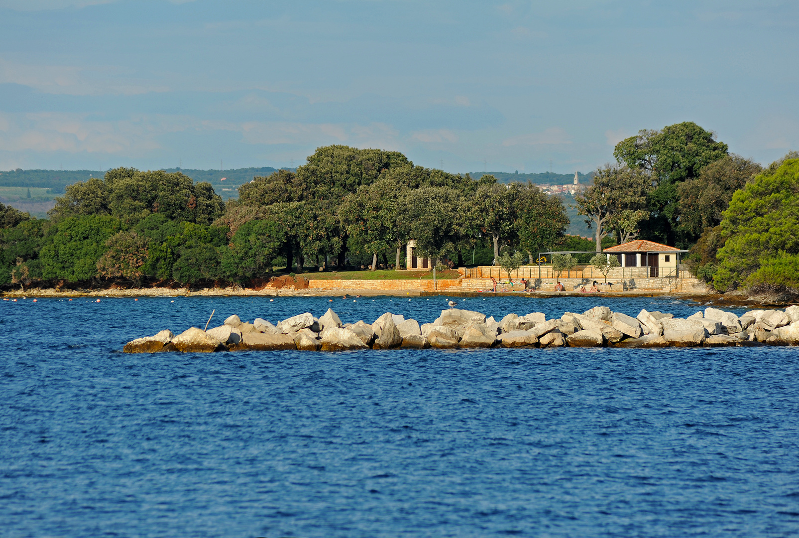 Hafen auf der Insel Brijuni