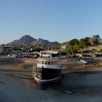 Hafen bei Ebbe, San Felipe, Baja California