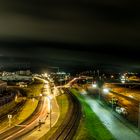 .Hafen bei Nacht.