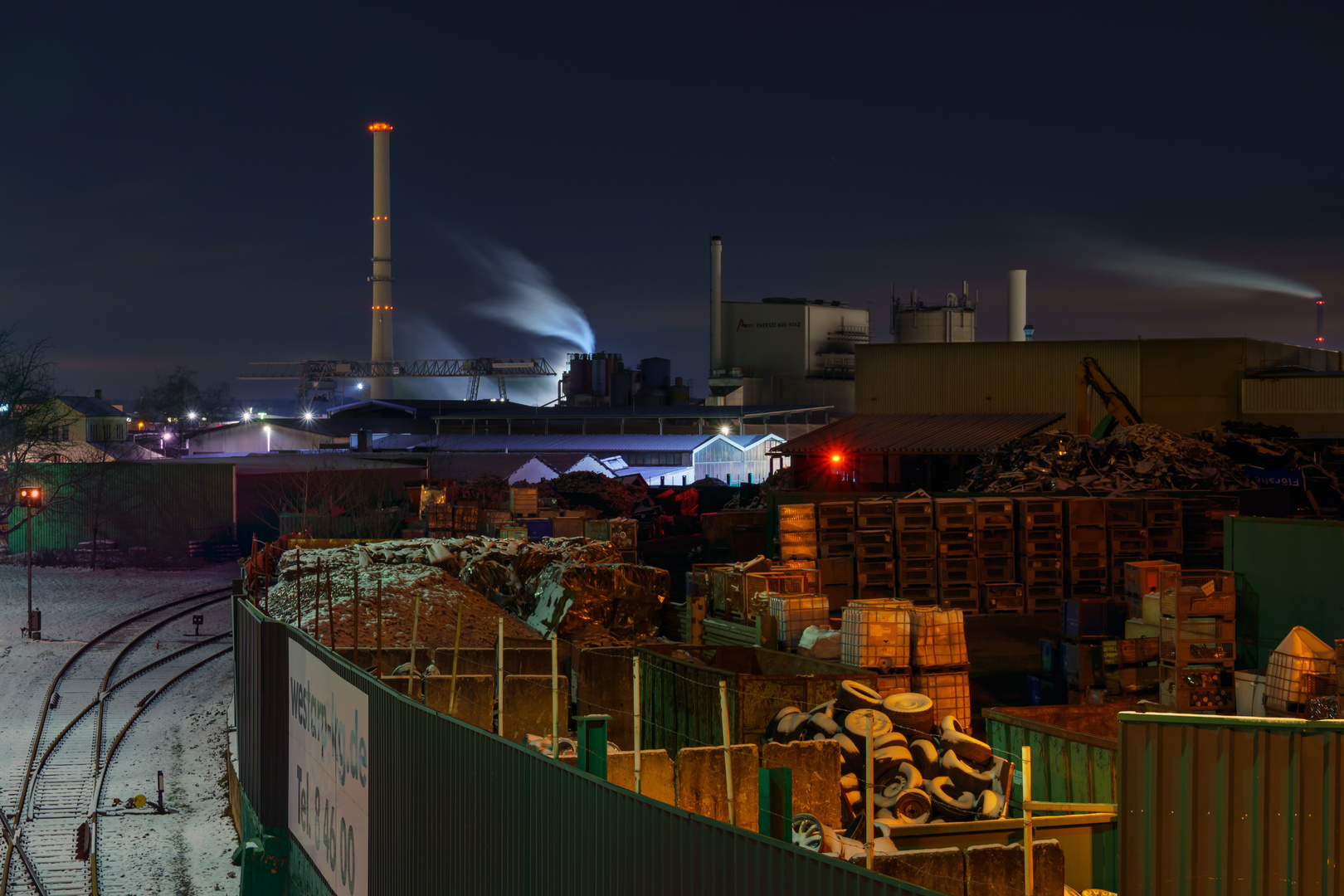 Hafen bei Nacht