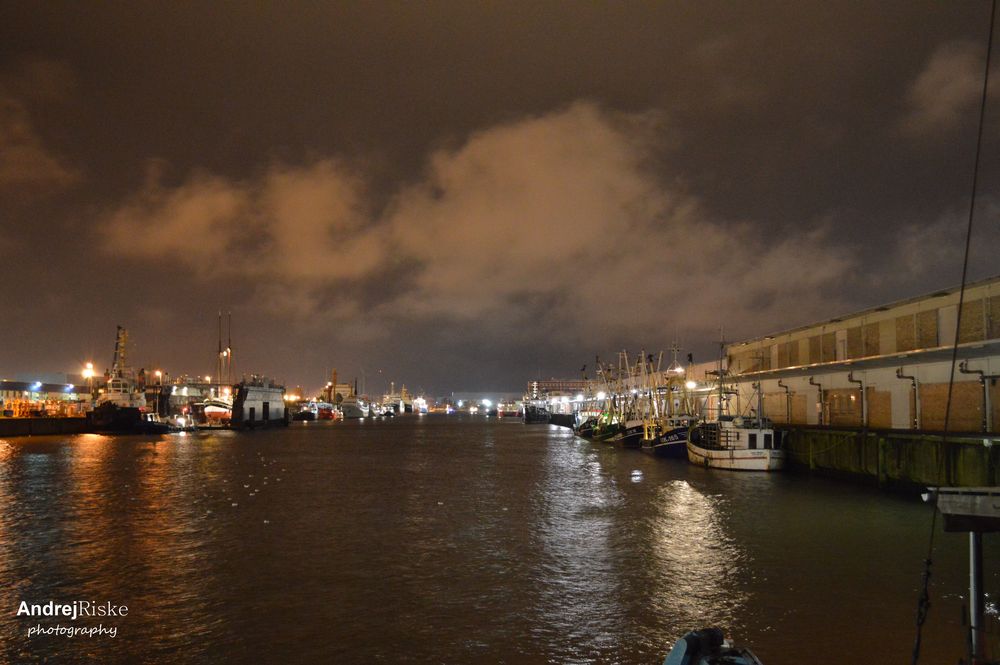 Hafen bei Nacht