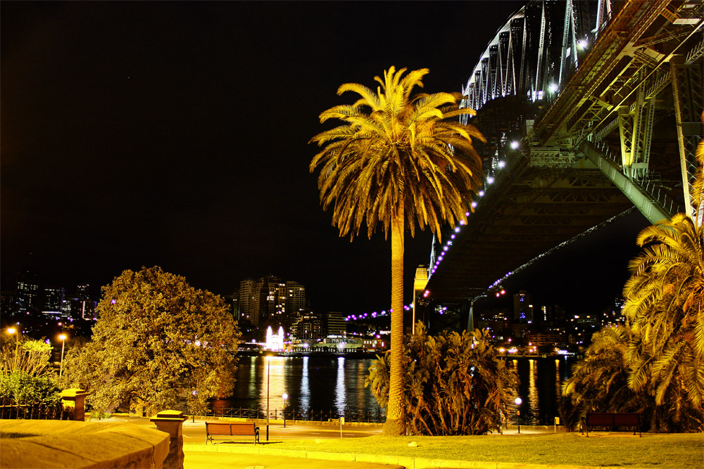 Hafen bei Nacht