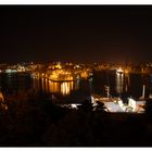 Hafen bei Nacht (Valetta)