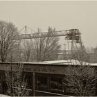 Hafen bei Schnee