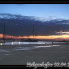 Hafen bei Sonnenaufgang