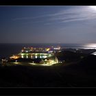 Hafen bei Vollmond