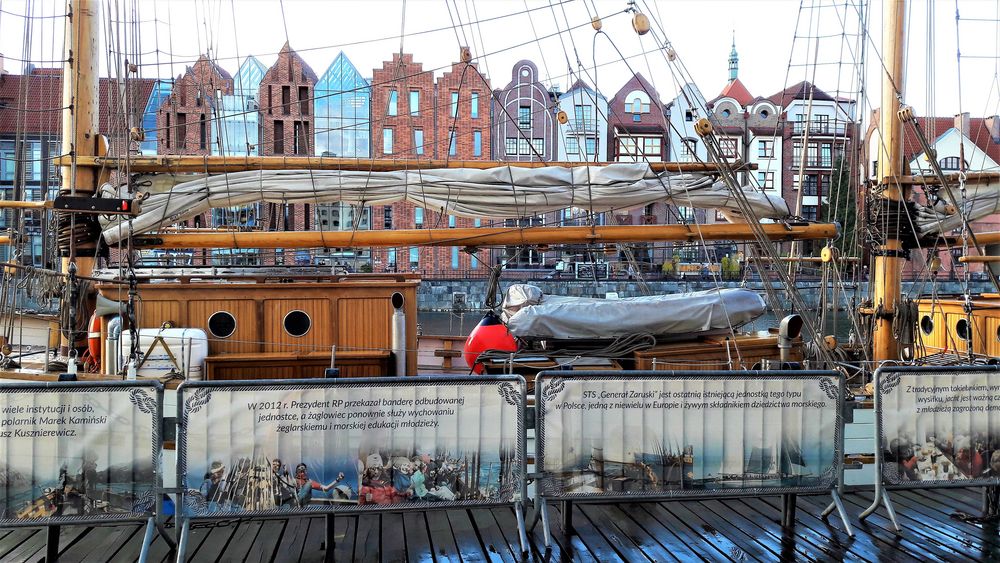 Hafen Danzig Segelschifftechnik vom Feinsten