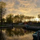 Hafen Dierhagen am Abend