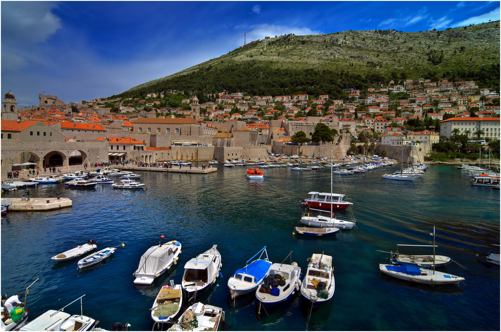 Hafen Dubrovnik, Croatia