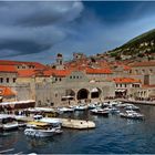 Hafen Dubrovnik, Kroatien ...