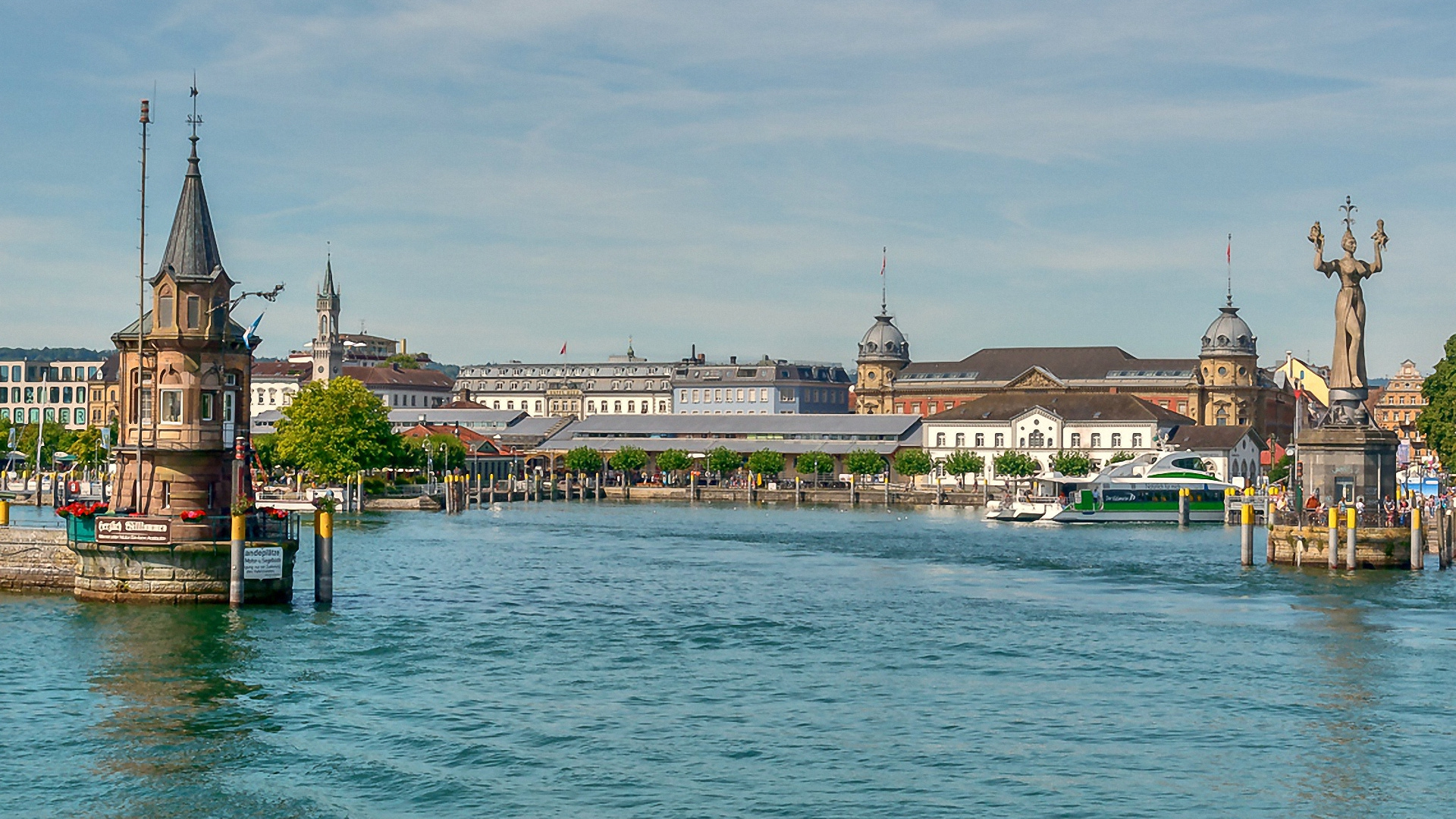 Hafen Ein Ausfahrt v. Konstanz Foto & Bild schiff, deutschland