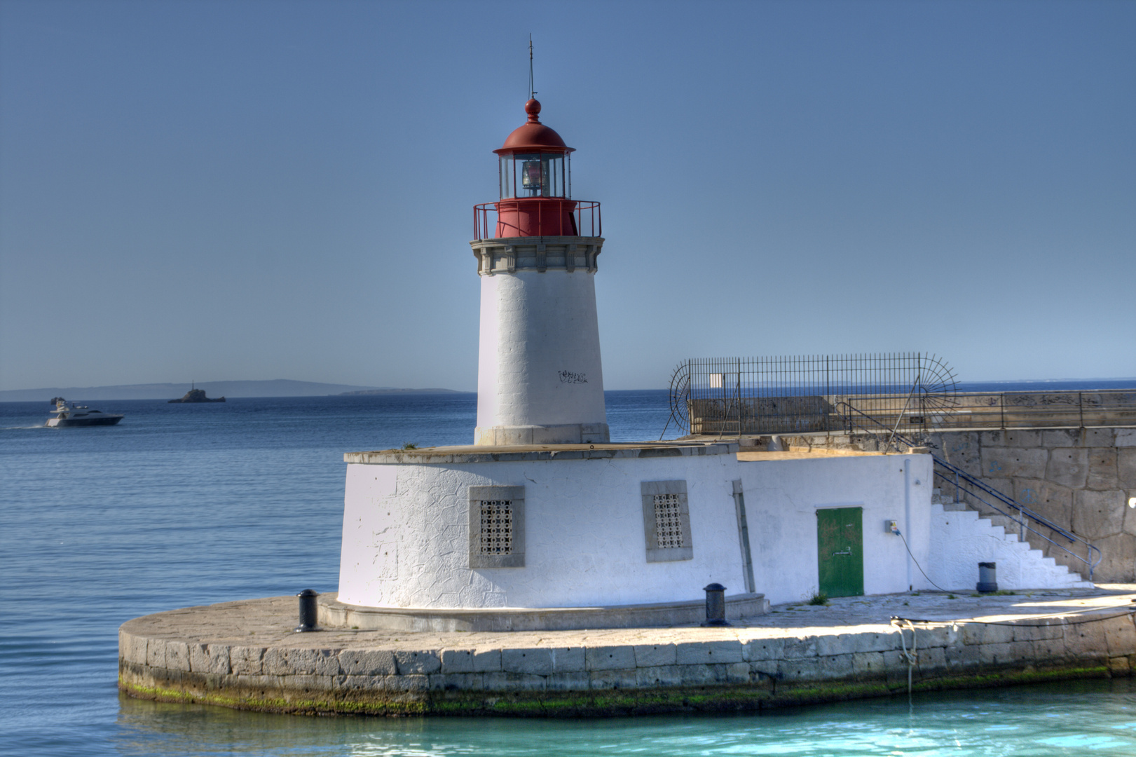 Hafen Einfahrt Ibiza HDR