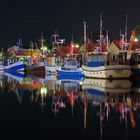 Hafen Freest bei Nacht
