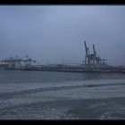 Hafen Hamburg im Februar 2