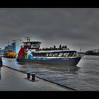 Hafen Hamburg im März